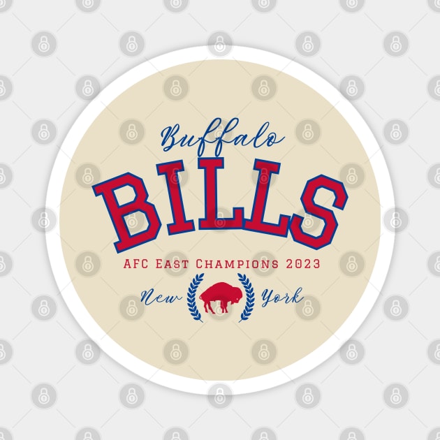 Vintage Buffalo Bills AFC East Champs Magnet by Simply Made with Dana